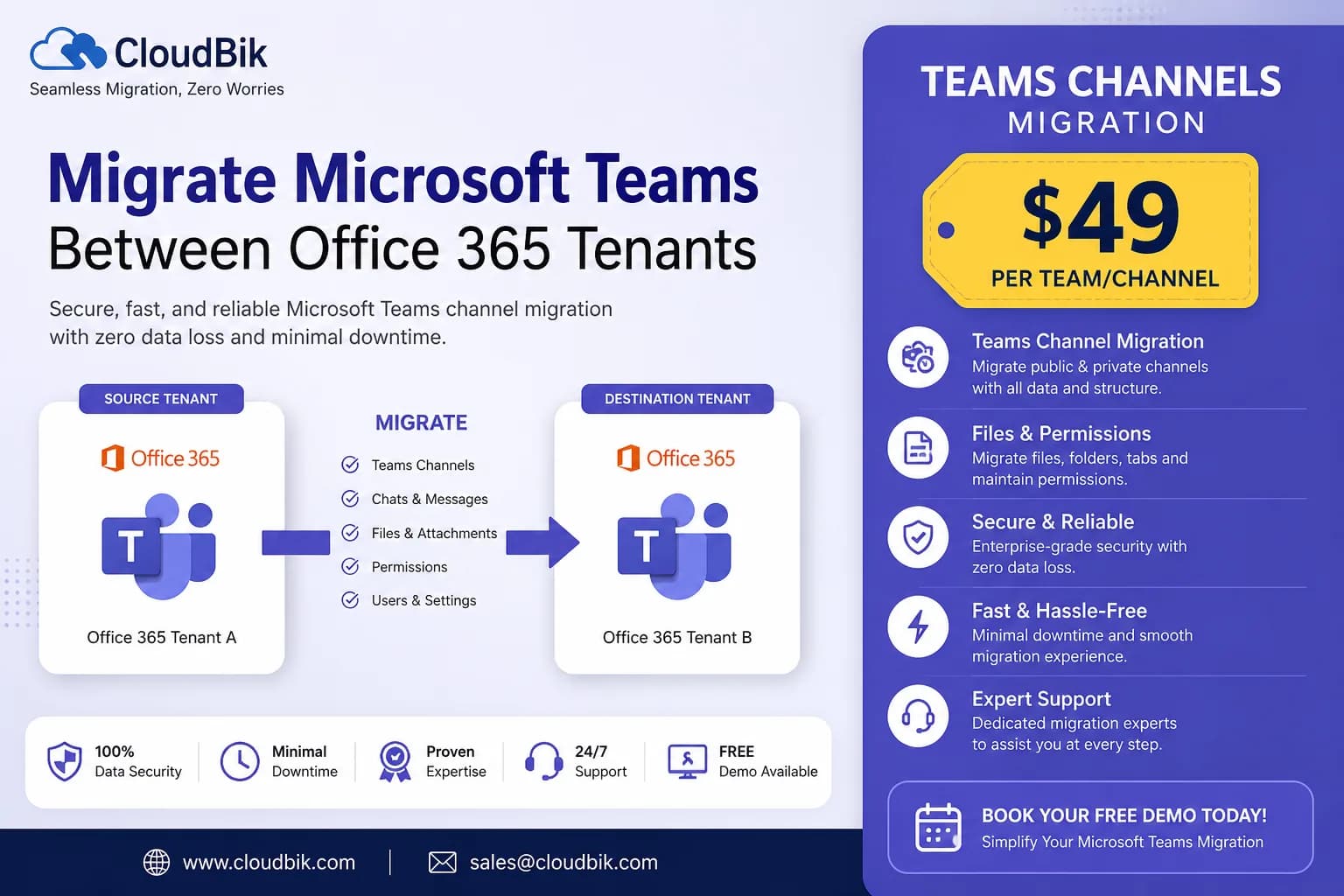 Migrate Microsoft Teams Between Office 365 Tenants