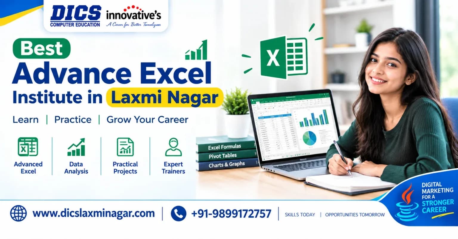 Best Advanced Excel Institute in Laxmi Nagar – Learn Excel with Practical Training