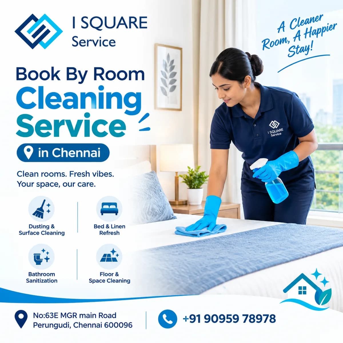 Book By Room Cleaning Service in Chennai: The Easiest Way to Keep Every Room Spotless