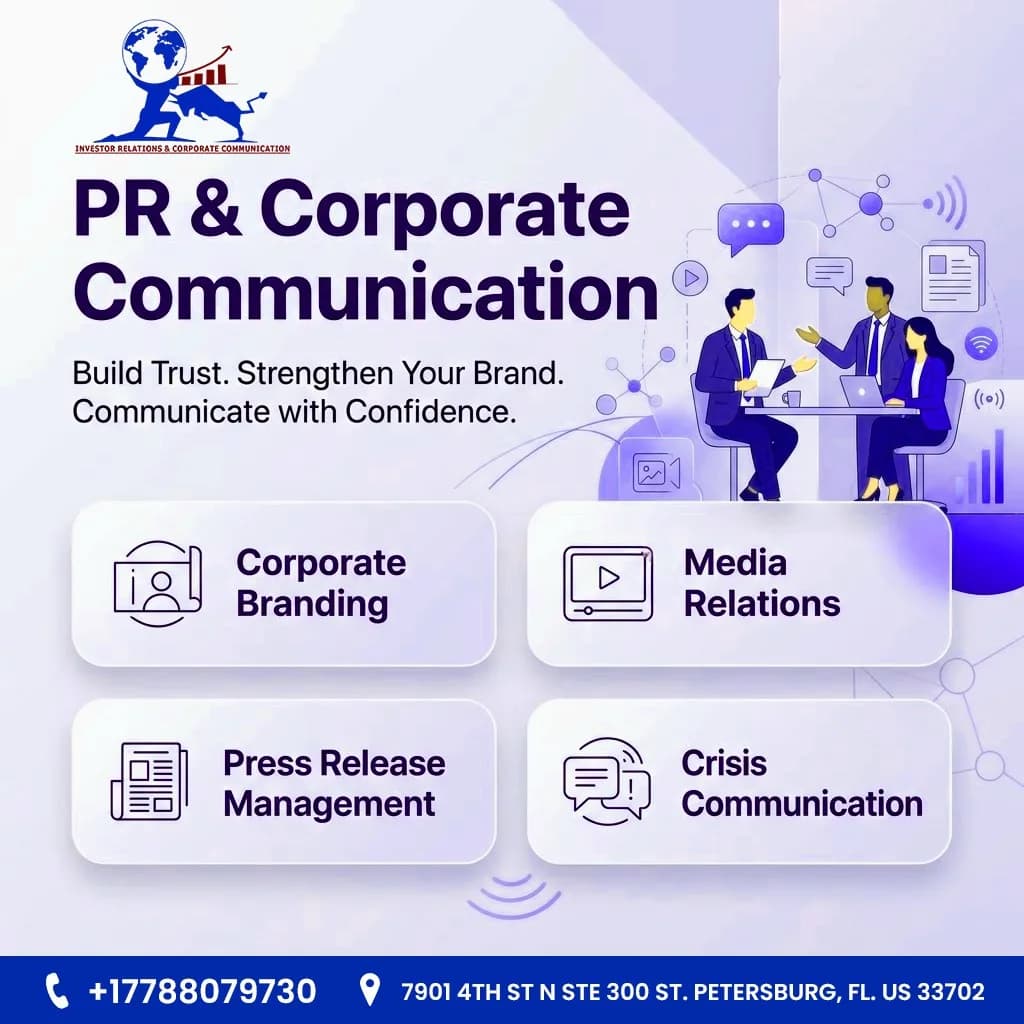 Public Relations & Investor Relations Agency for Business Growth and Market Success