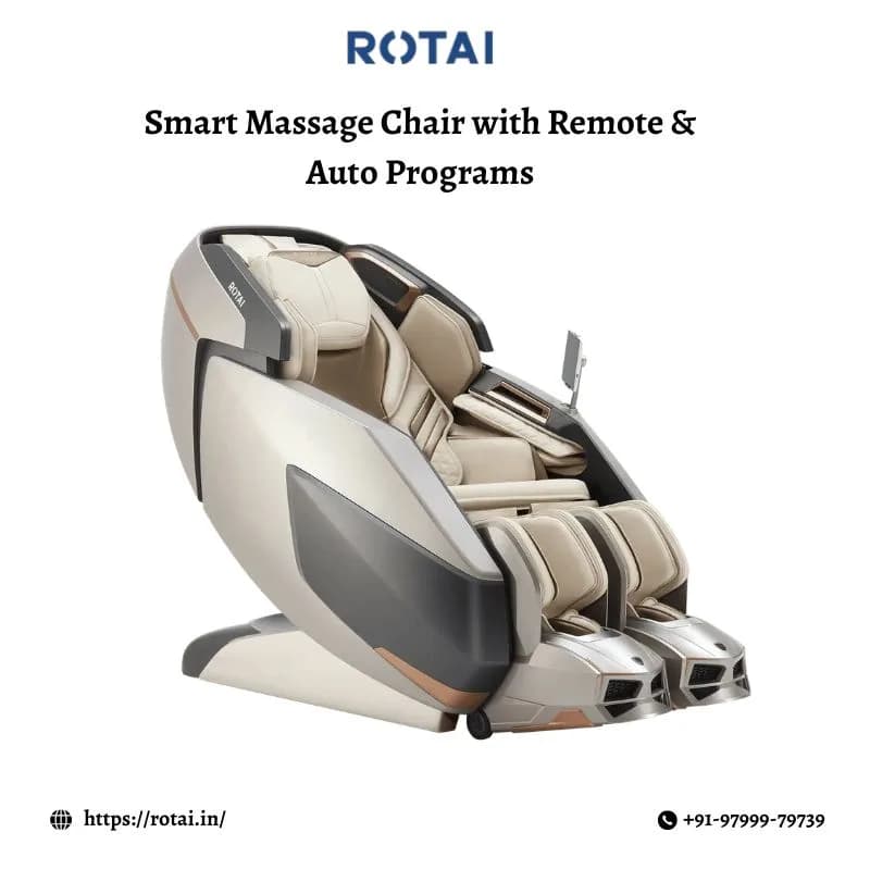 Smart Massage Chair with Remote & Auto Programs – Like New