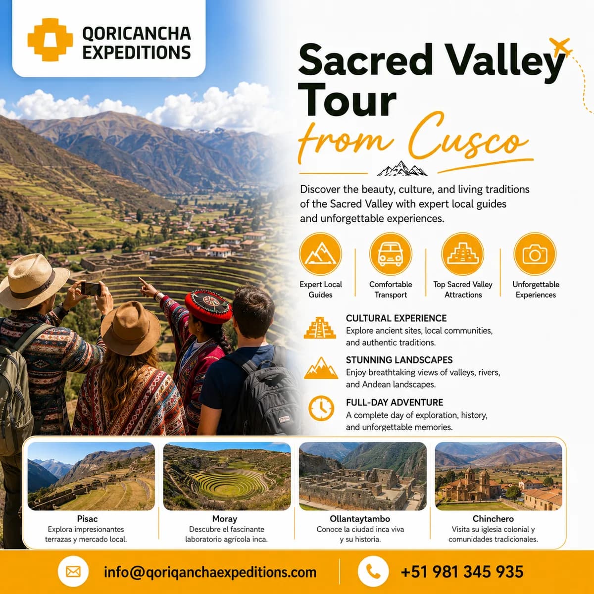 Sacred Valley Tour from Cusco | Explore Peru's Inca Wonders