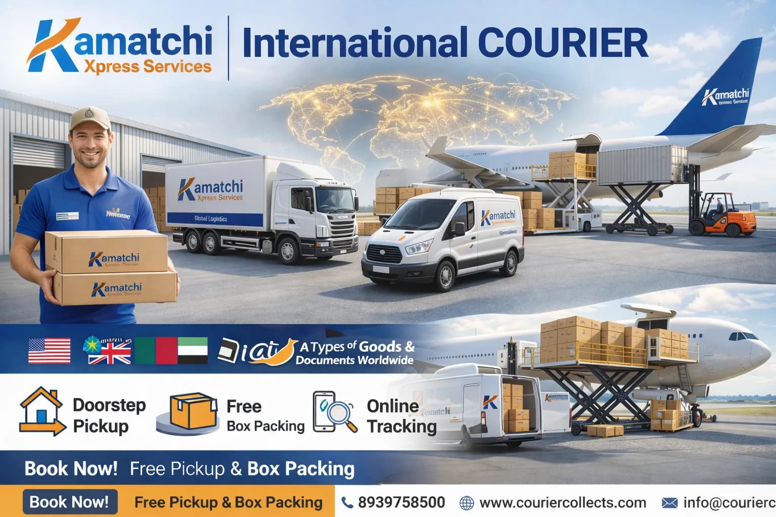 Chennai to usa courier service