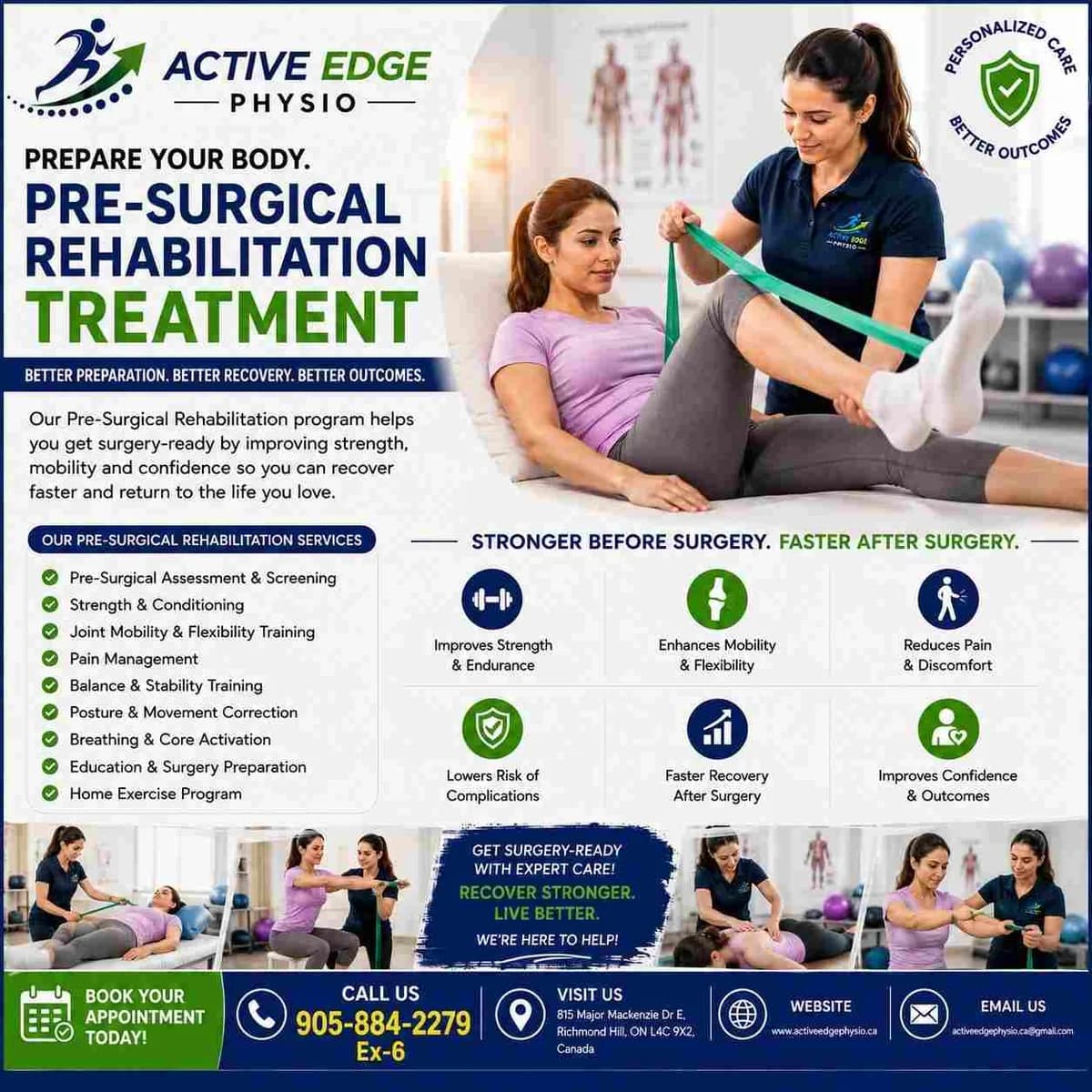 Pre-Surgical Rehabilitation Services in Beverley Acres, Richmond Hill