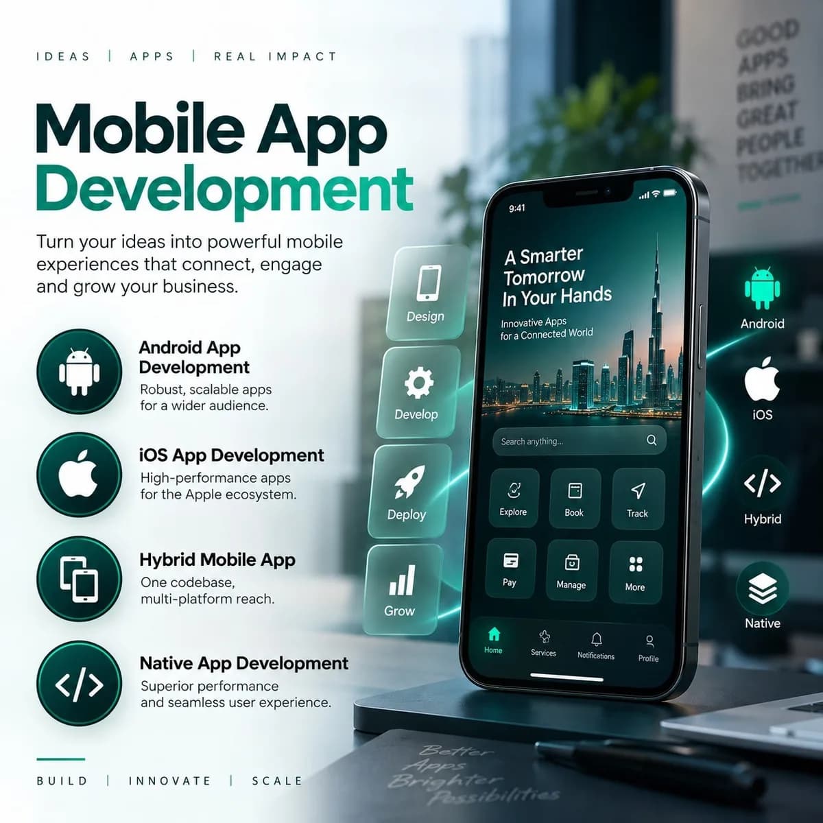 UAE's Finest: Custom Mobile App Development Services