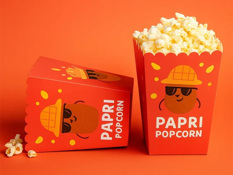 Custom Printed Popcorn Boxes – Grease-Resistant & Eco-Friendly | Australia