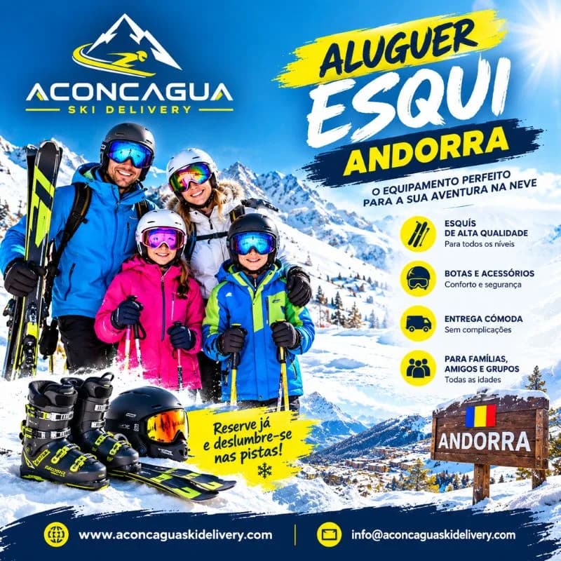 Aluguer Esqui Andorra para Familias, Principiantes y Expertos