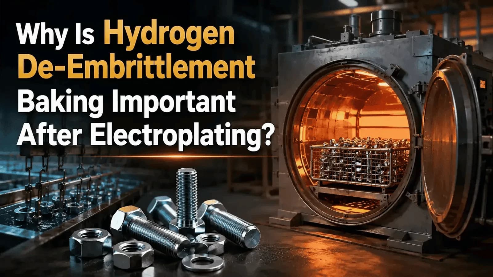 Hydrogen De-Embrittlement Baking Important After Electroplating
