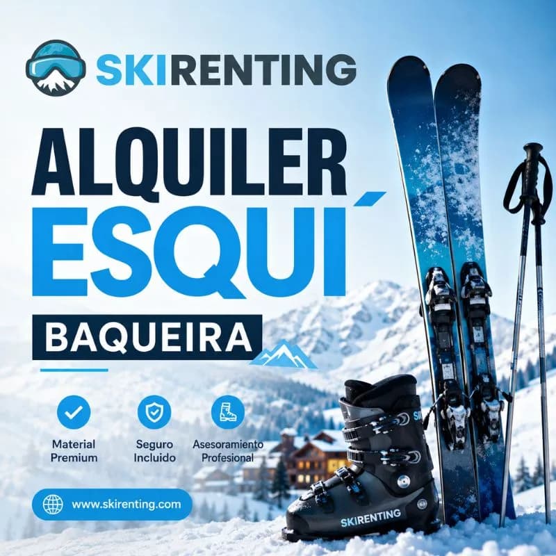 Alquiler esquí Baqueira con Reserva Online Rápida | Ski Renting