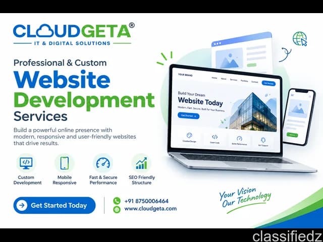 Secure & High-Performance Websites by CloudGeta