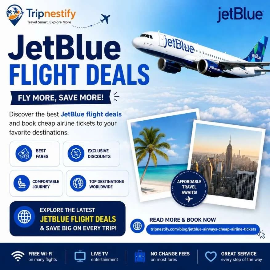Best JetBlue Flight Deals & Cheap Airline Tickets Online