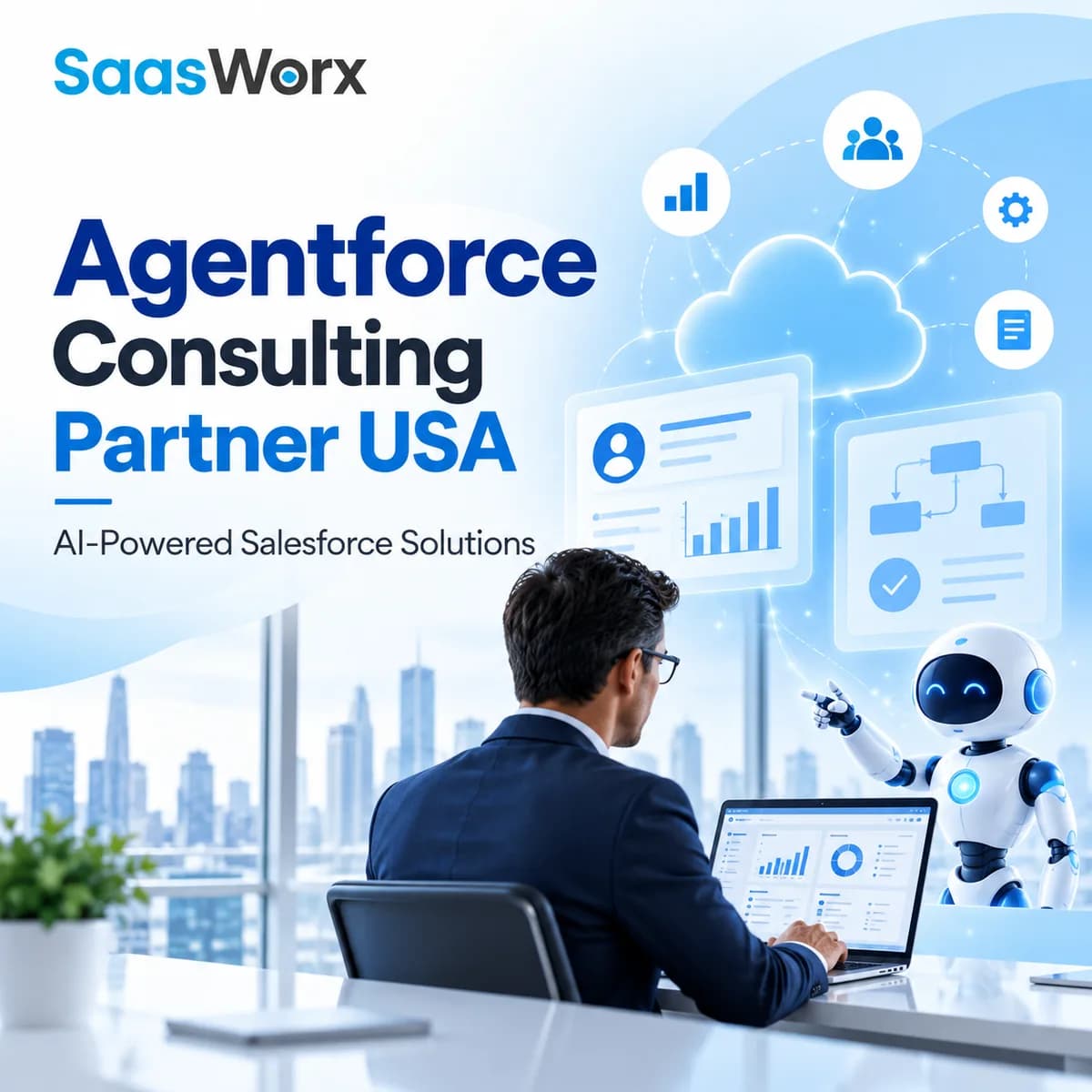 Agentforce Consulting Partner USA | SaasWorx Consulting