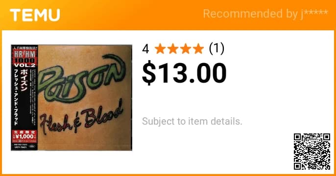Calling All Poison Fans! CDs Here!