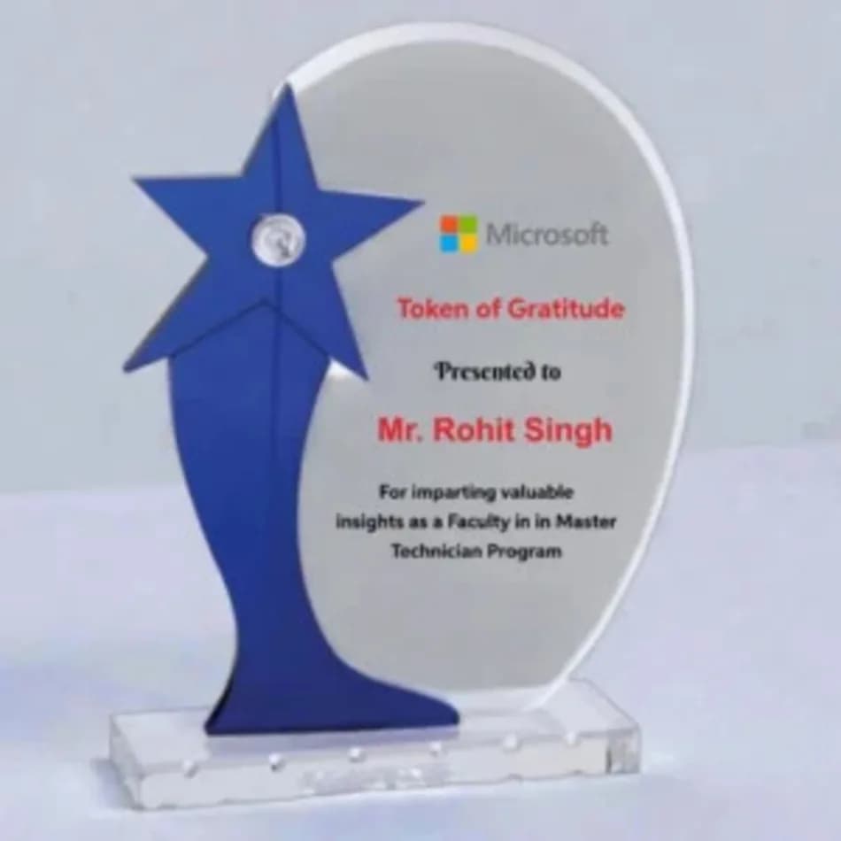 Premium Customized Acrylic Trophies by TrophyShopDelhi