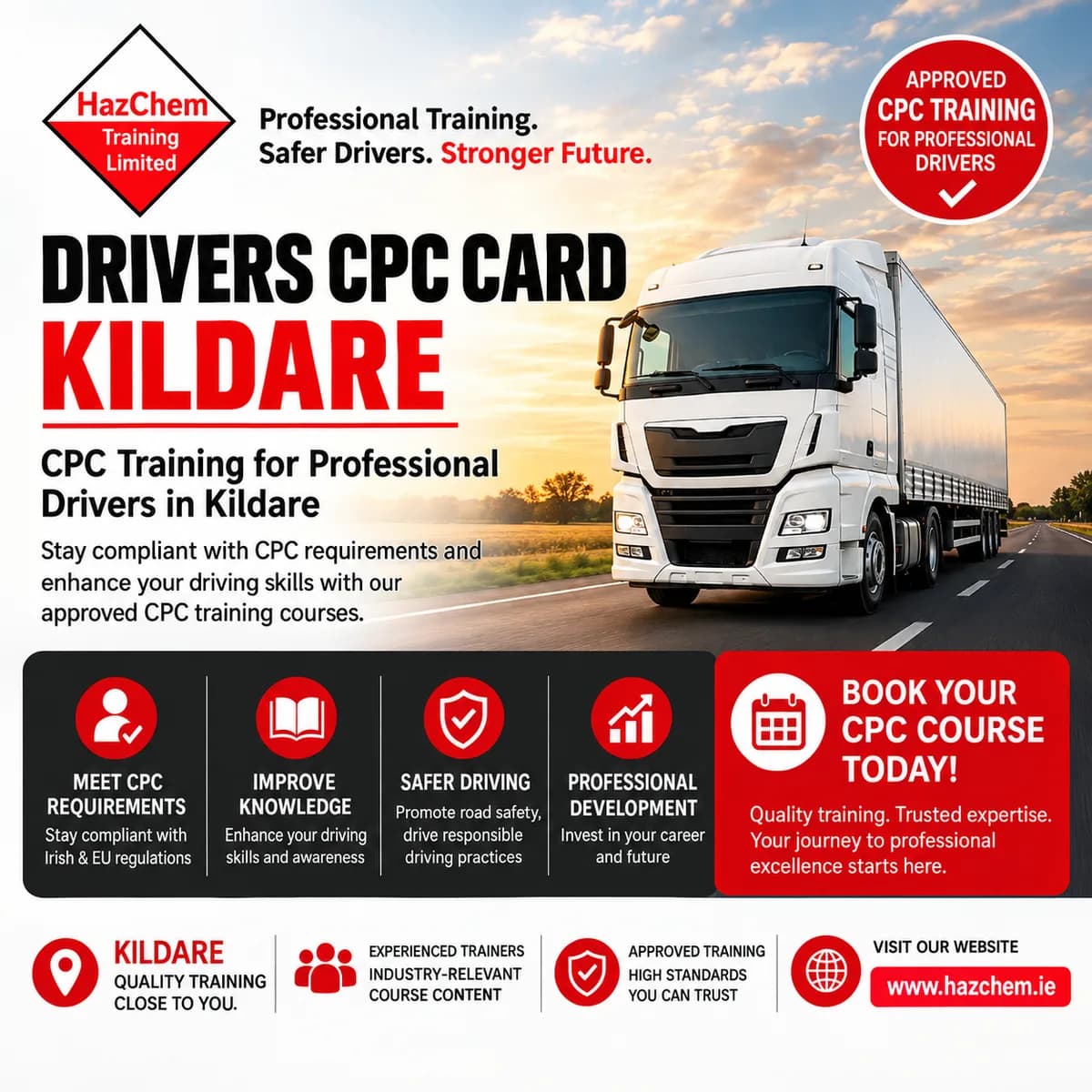 Drivers CPC Card Kildare – Professional Driver CPC Training at HazChem