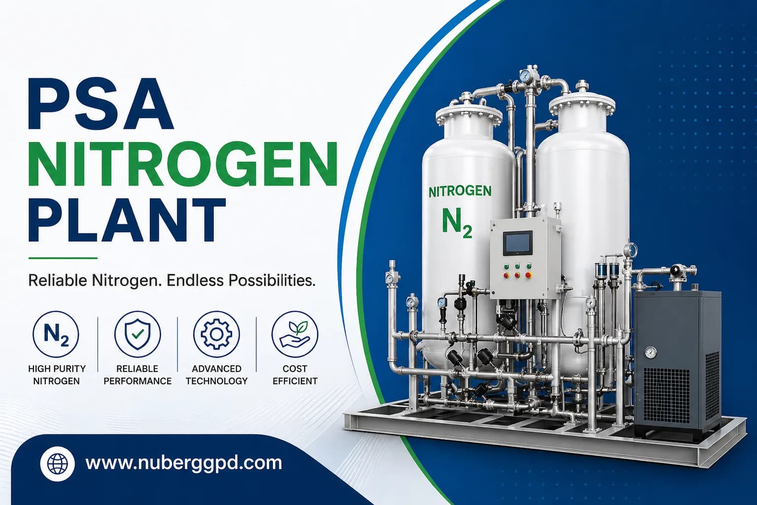 PSA Nitrogen Plant Manufacturer – Nuberg GPD