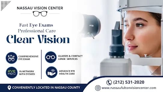 Reputed Optometrist Near Financial District at Nassau Fulton Vision Center