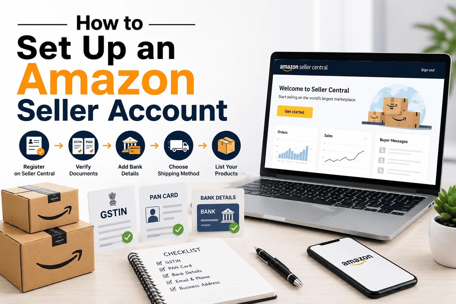How to Set Up an Amazon Seller Account