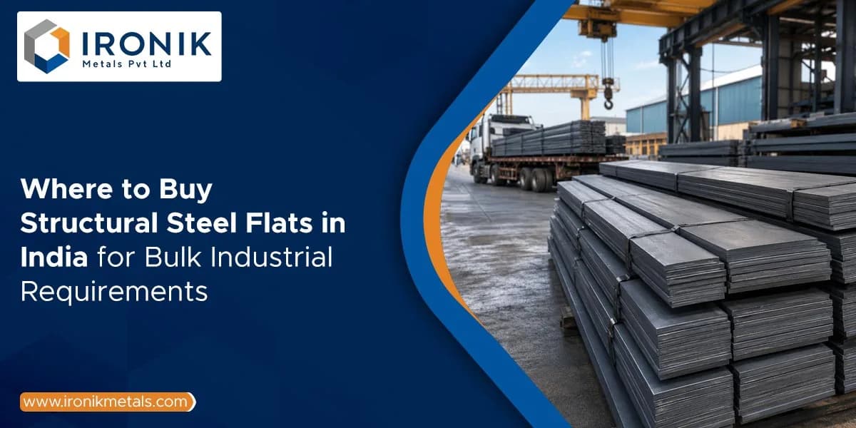 Structural steel flats Dealer in India | ironikmetals
