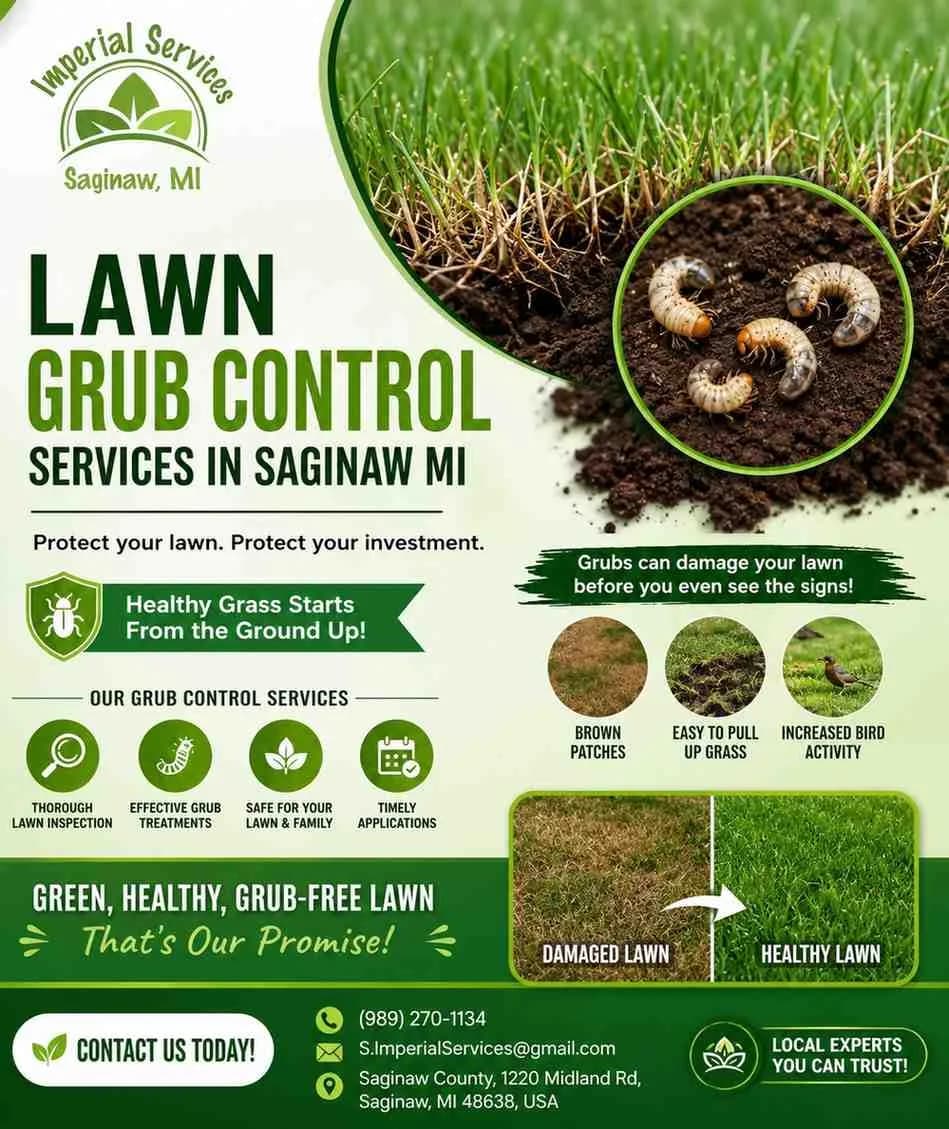 Protect Your Lawn with Professional Lawn Grub Control Services in Saginaw, MI 