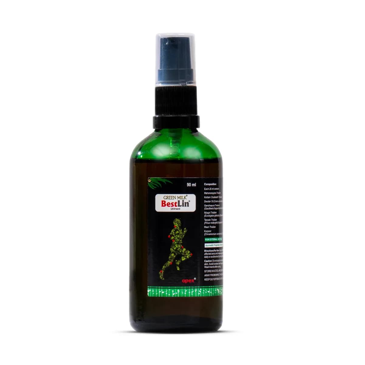 BestLin 90ml Herbal Massage Liniment – Ayurvedic Oil for Everyday Body Care