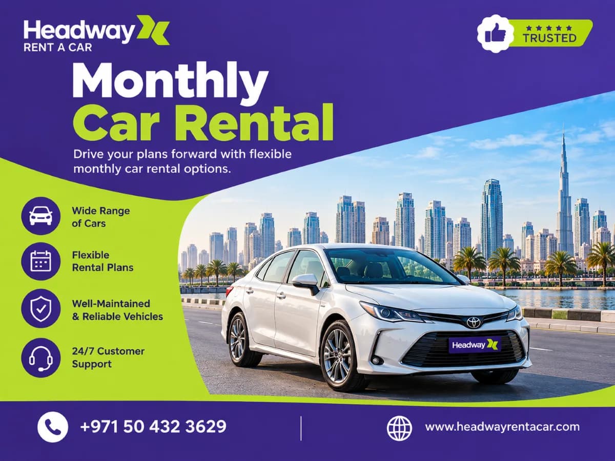 Turning a Short Rental Into Monthly Rent a Car Dubai