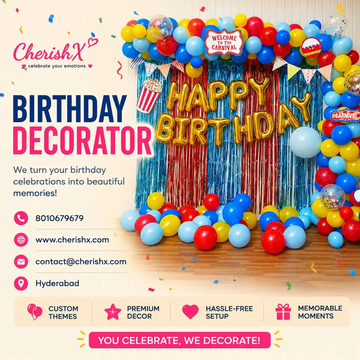 Birthday Decoration in Hyderabad | Stylish Setups for Every Celebration