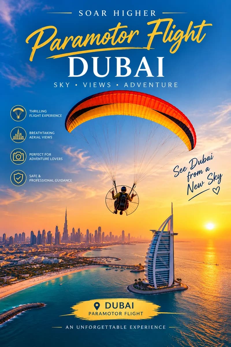 Paramotor Flight Dubai
