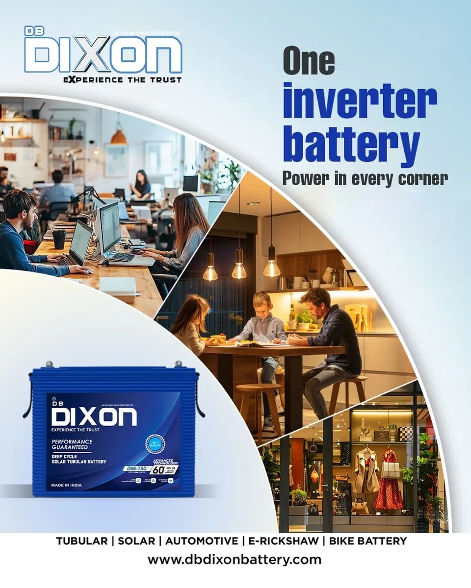 DB Dixon Battery – Inverter Battery Manufacturer