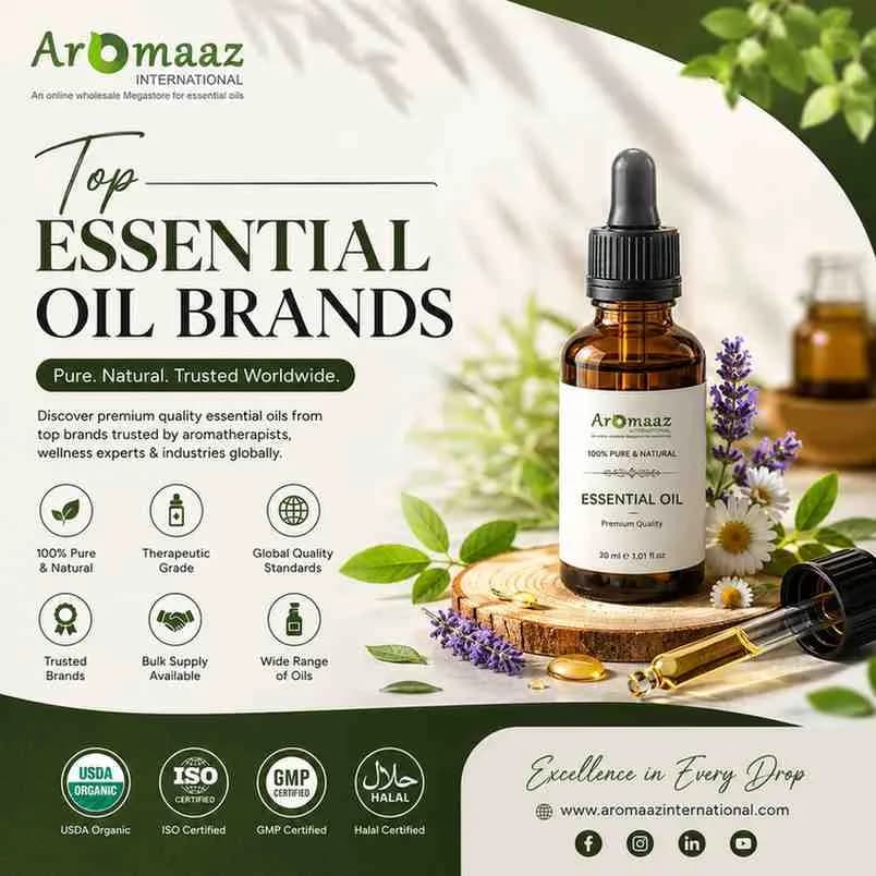 Top Essential Oil Brands Premium Essential Oils by Aromaaz International
