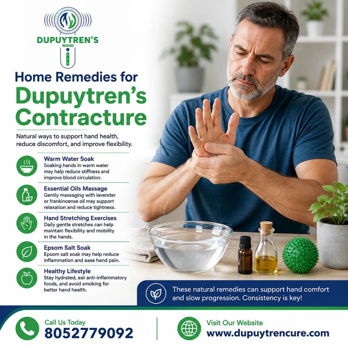 What Are Simple Home Remedies for Dupuytren's Contracture to Try at Home?
