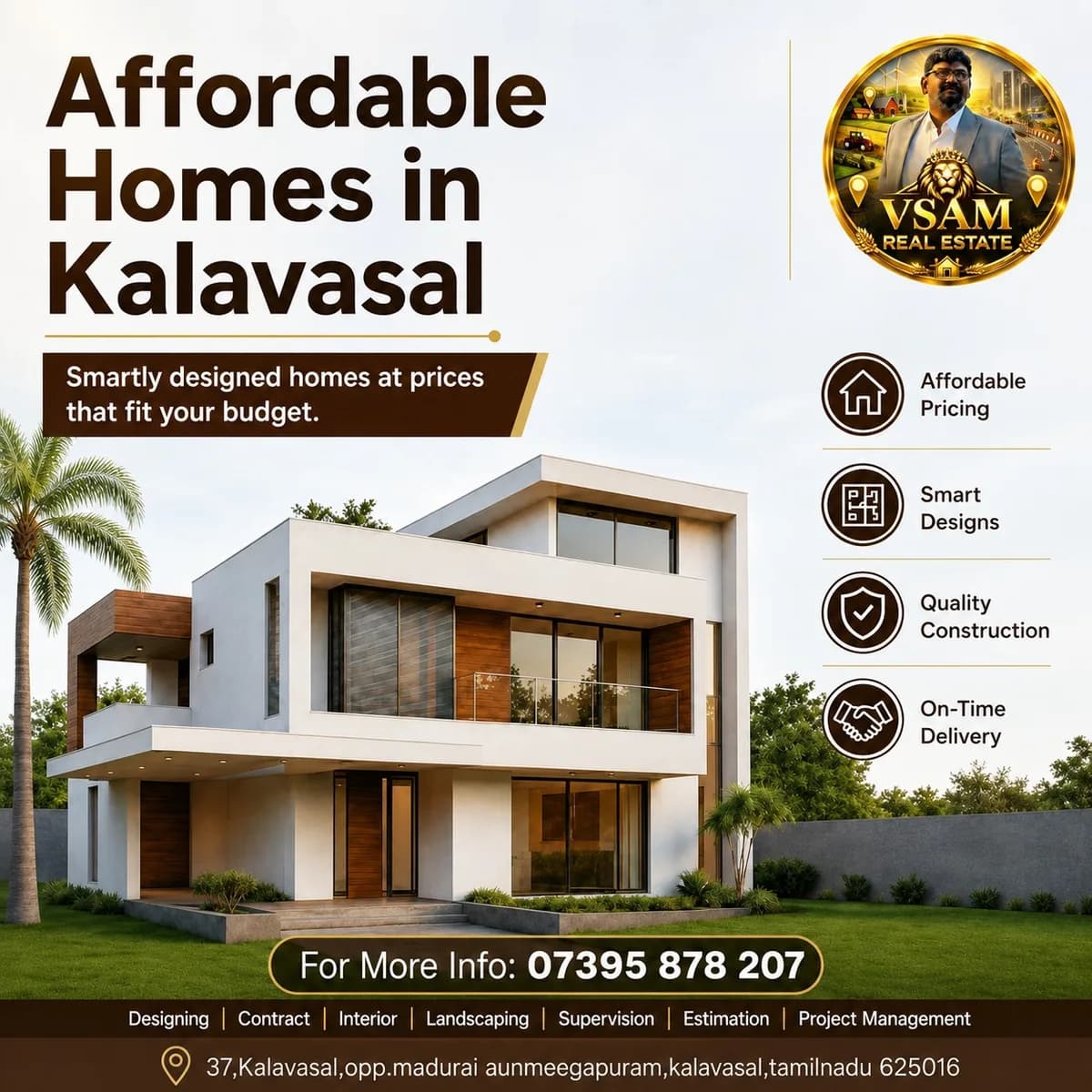 Affordable Homes in Kalavasal – Find Your Ideal Home in Madurai