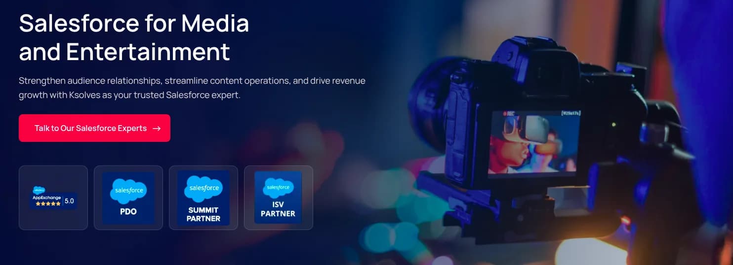Salesforce Implementation for Media and Entertainment Industry – Ksolves