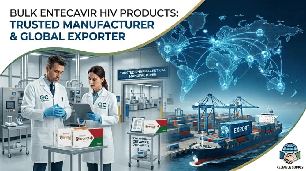 Bulk Entecavir HIV Products: Trusted Manufacturer & Global Exporter (Ahmedabad)