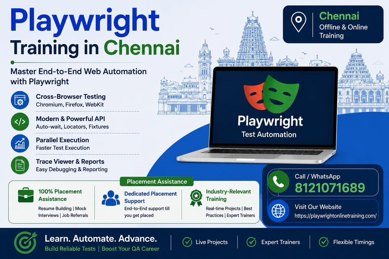 Master Playwright Automation Testing with the Best Playwright Online Training Institute in Bangalore