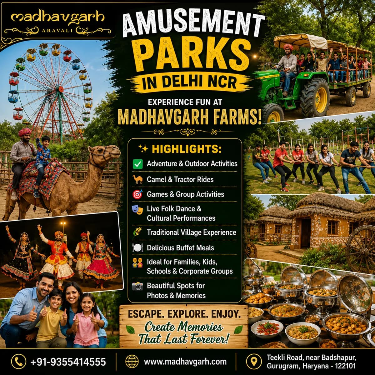 Best Day Outing Near Delhi for Family & Groups