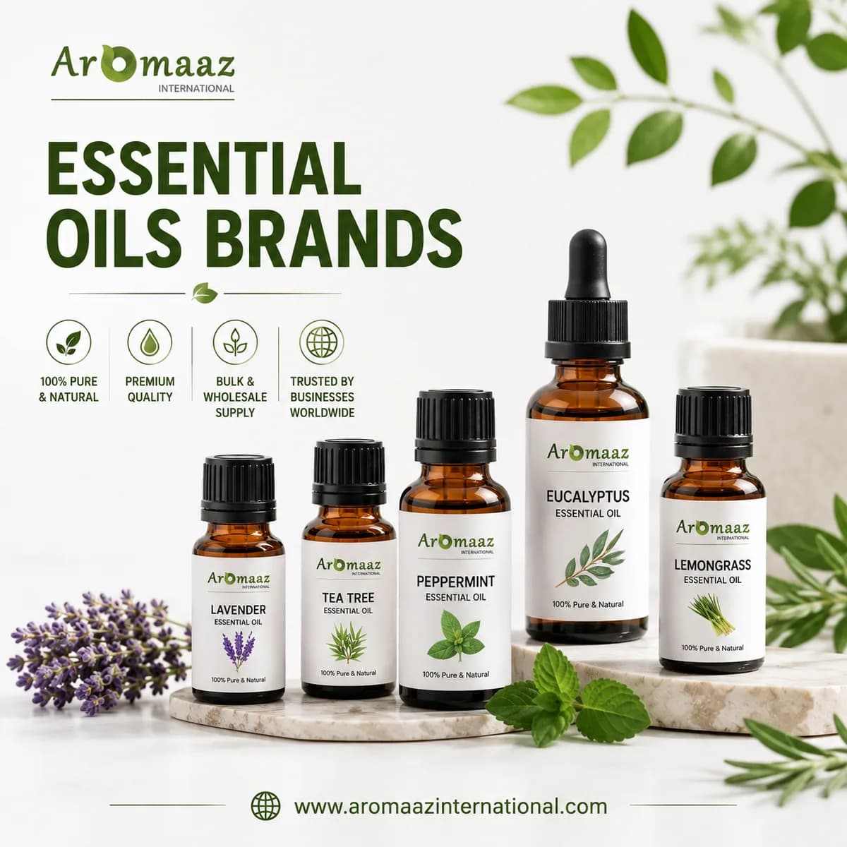 Premium Essential Oils for Manufacturers and Global Brands