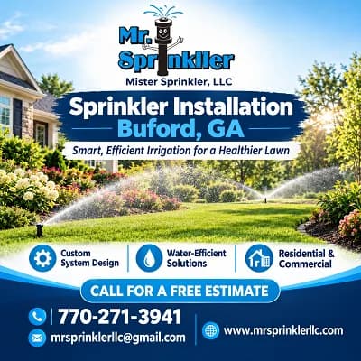 Sprinkler Installation Buford, GA