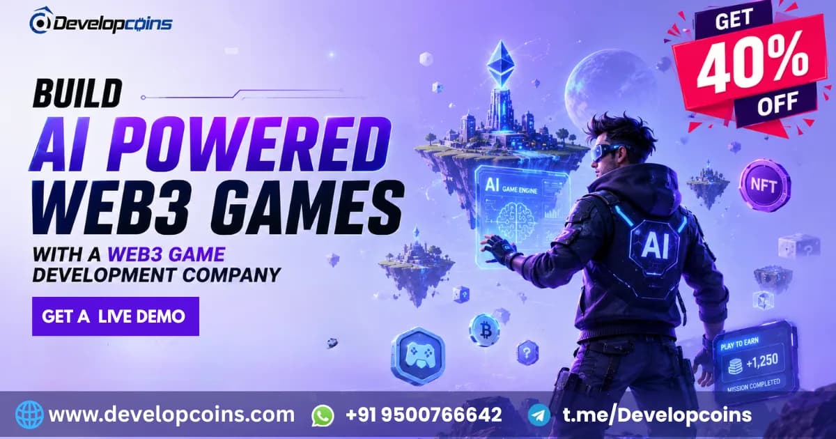 Build AI Powered Web3 Games Get 40% OFF with a Web3 Game Development 