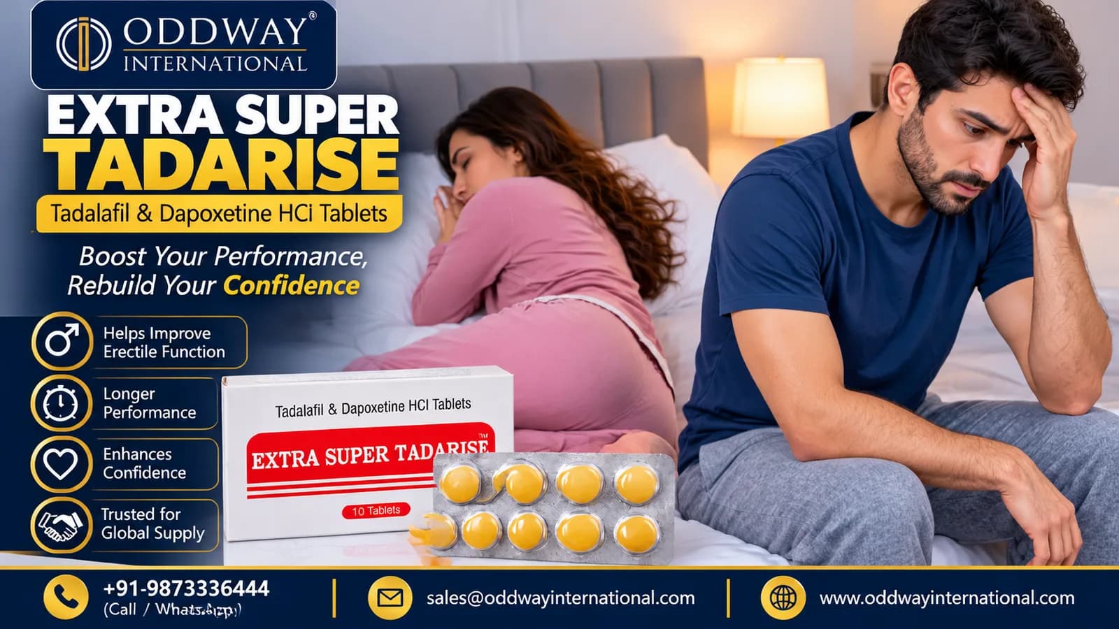 Buy Extra Super Tadarise in Singapore for Healthcare Supply - Oddway