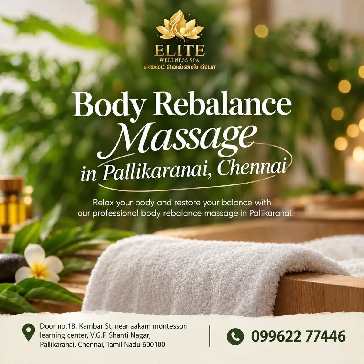 Body Rebalance Massage in Pallikaranai, Chennai: Benefits, What to Expect & How to Choose