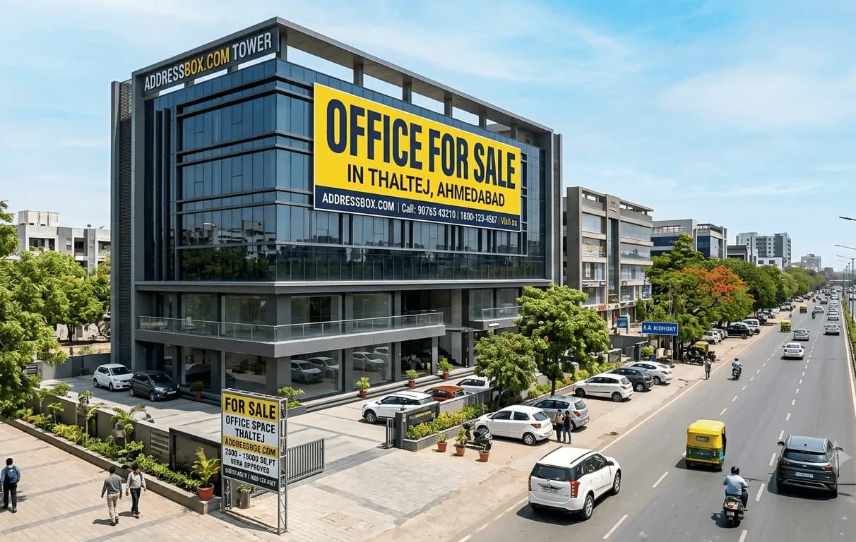 Office for Sale in Thaltej, Ahmedabad | Addressbox.com