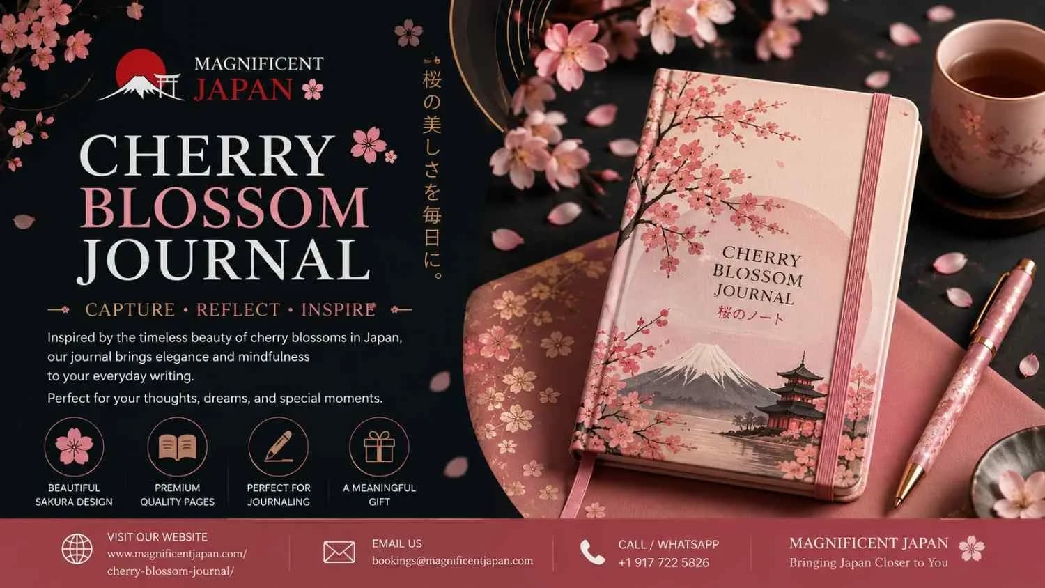 cherry blossom journal 