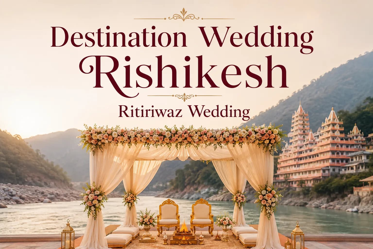 Destination Wedding Rishikesh – Plan Your Dream Wedding with Ritiriwaz Wedding