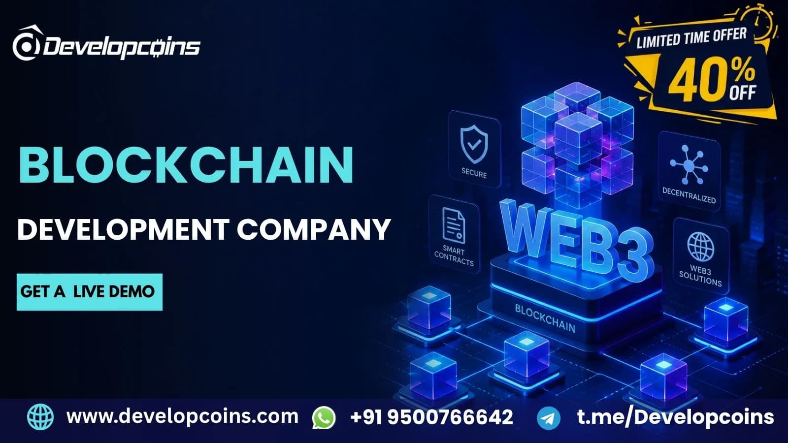 Build the Digital Infrastructure Behind Your Web3 Vision with Blockchain Development 