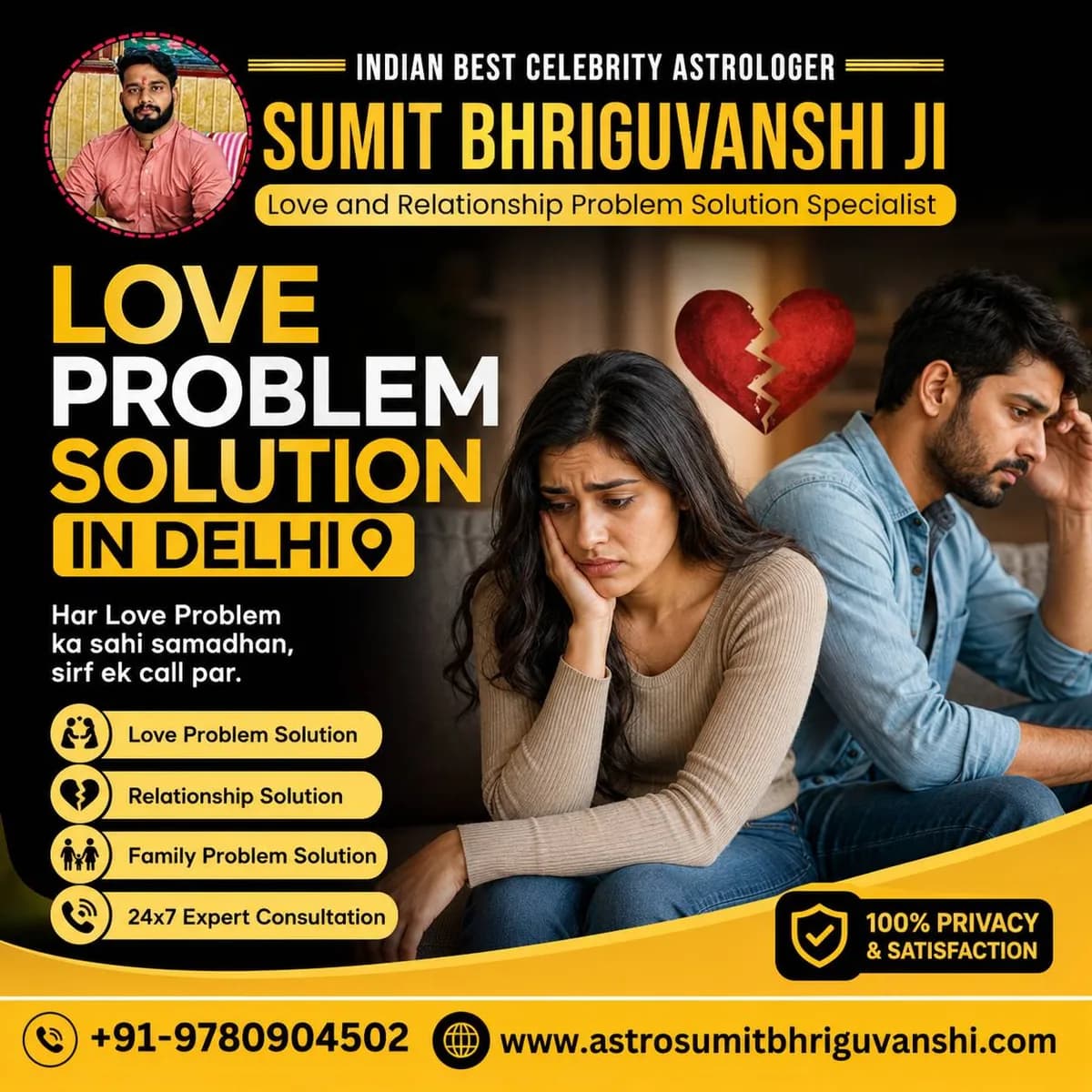 Genuine Love Problem Solution in Delhi | Expert Consultation