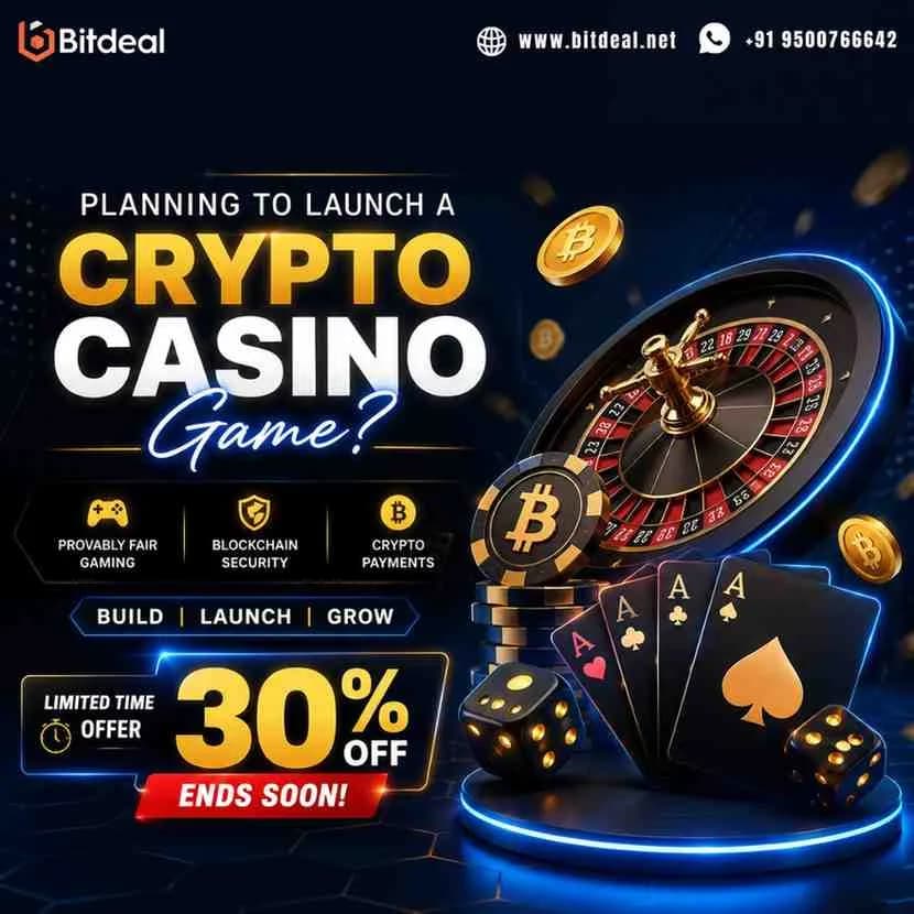 Planning to Launch a Crypto Casino Game? 30% OFF Ends Soon!