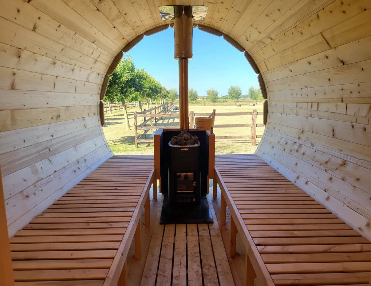 Professional Mini Wood Barrel Sauna Maker