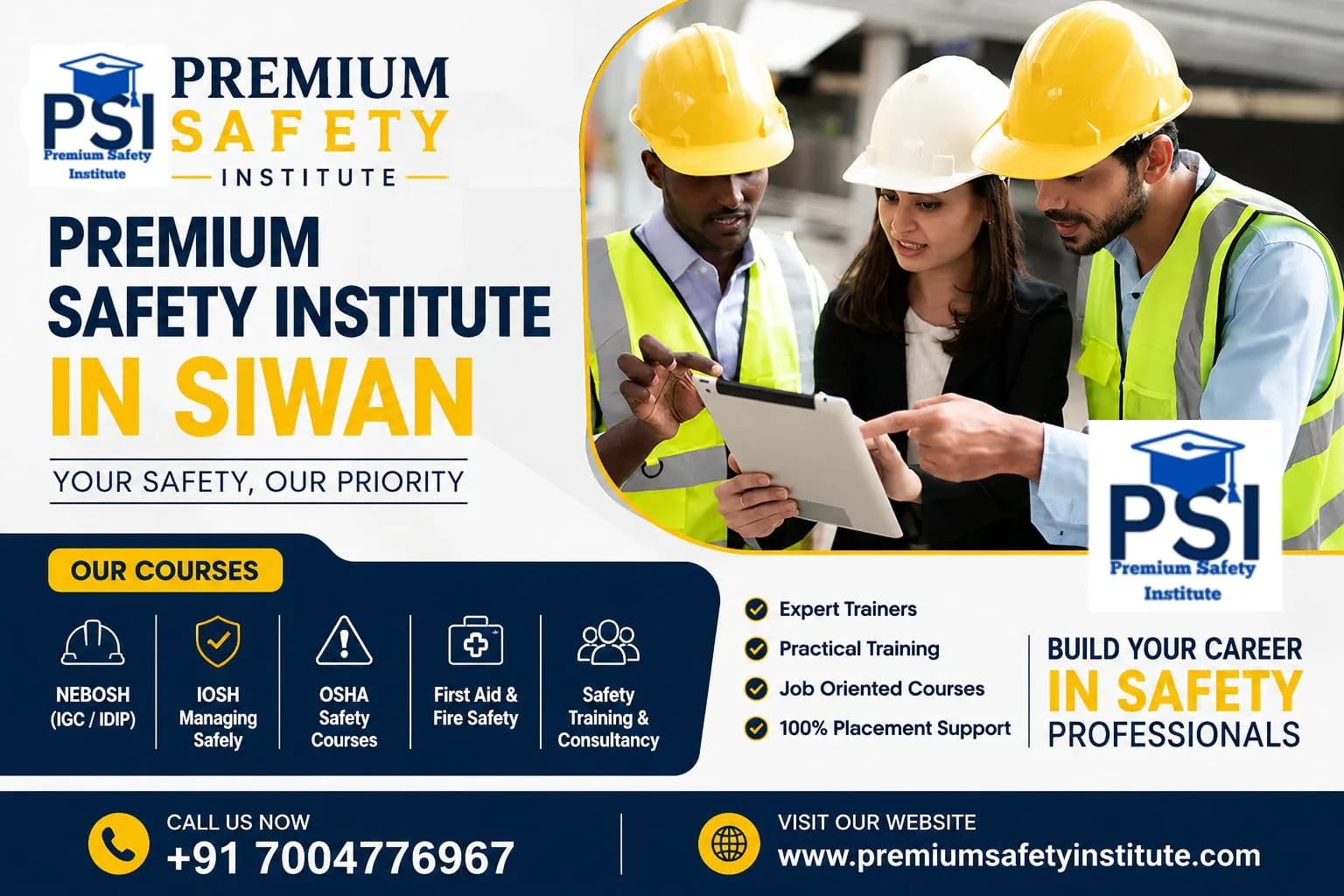 Premium Safety Institute in Siwan for Career-Focused Training