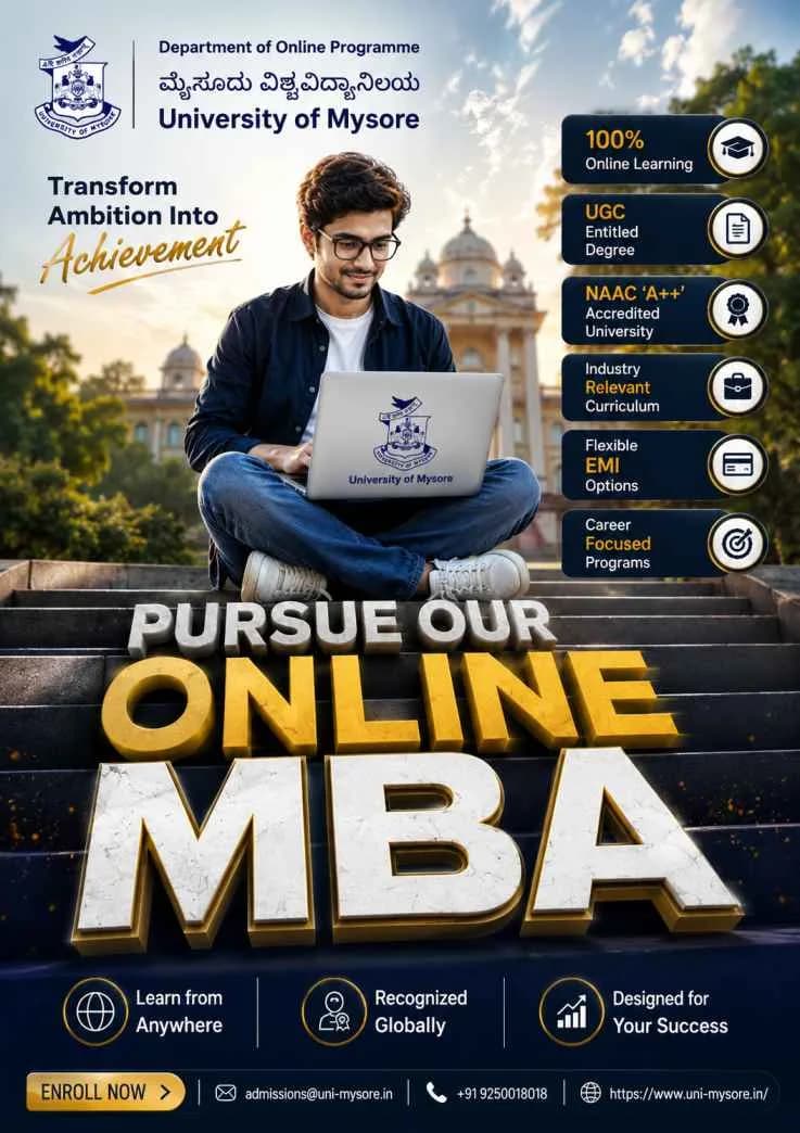 🎓 Online MBA in Digital Marketing – University of Mysore